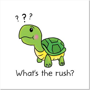 What's the Rush? Turtle Posters and Art